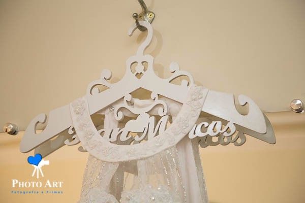 Cabide Personalizado Para o Vestido