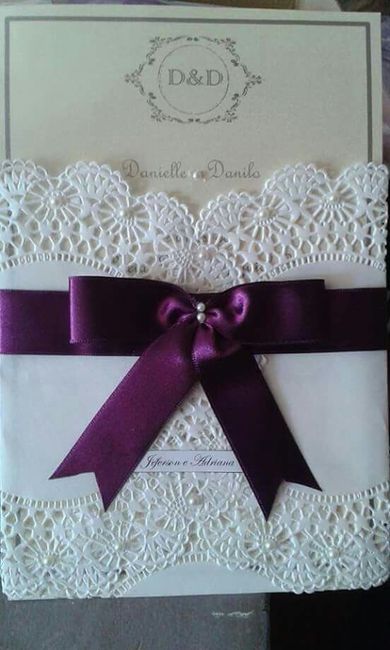 Meu convite de casamento! #façavcmesma - 1