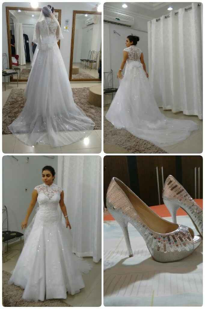 Prova do meu vestido! vem ver *-* - 1