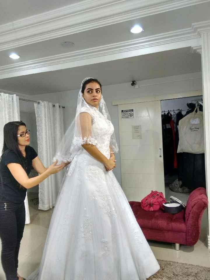 Prova do meu vestido! vem ver *-* - 1