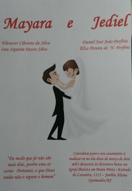 O que acharam do meu convite? - 1
