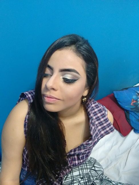 Prova de maquiagem! vem ver *-* - 1