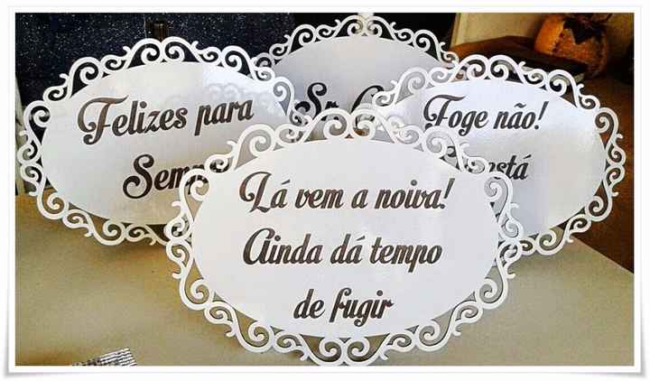 Plaquinhas 