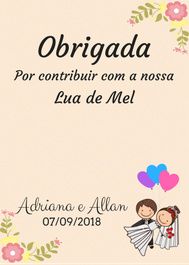 Convite de Daminha / Plaquinhas / Bauzinho para carregar as alianças 5