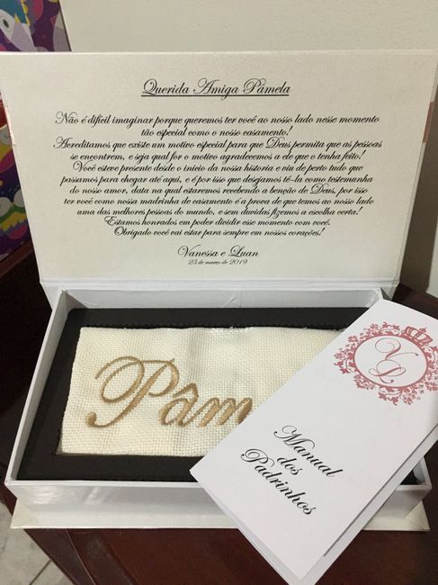 Meus convites de casamento! Caixas dos padrinhos ♥️ - 1