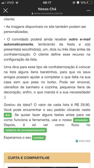 Site para lista de chá de panela 5