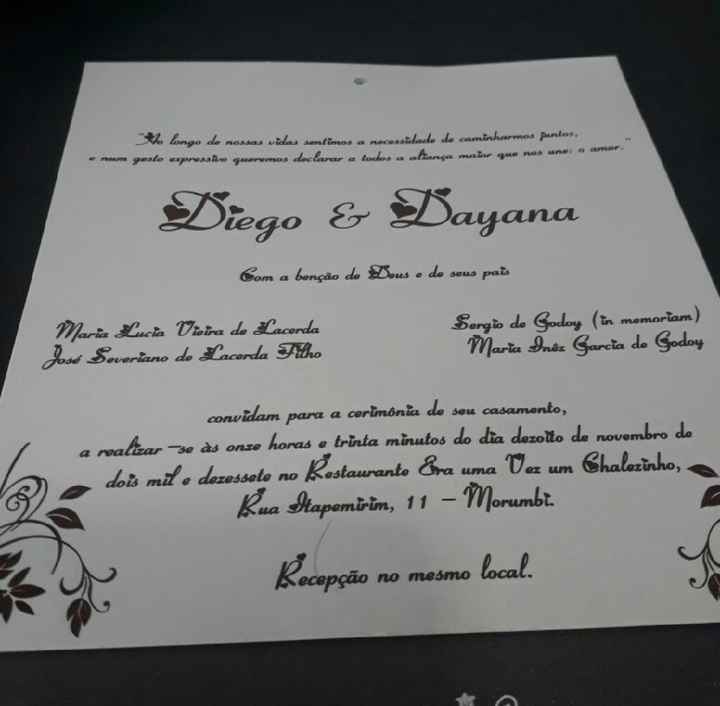  Convites do meu casamento #vemver - 2