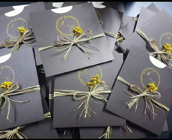 Meus convites de casamento! Faltam 4 meses! - 1