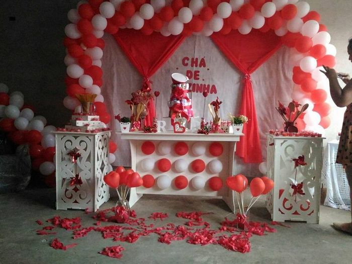 Minha decoração feito pela Madrinha mais linda 