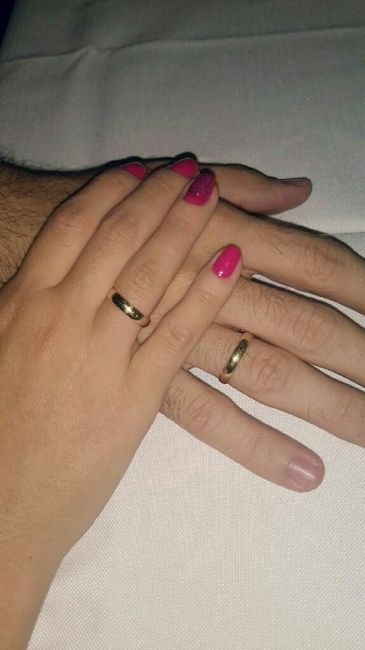 Pretende trocar a aliança pro casamento - 1