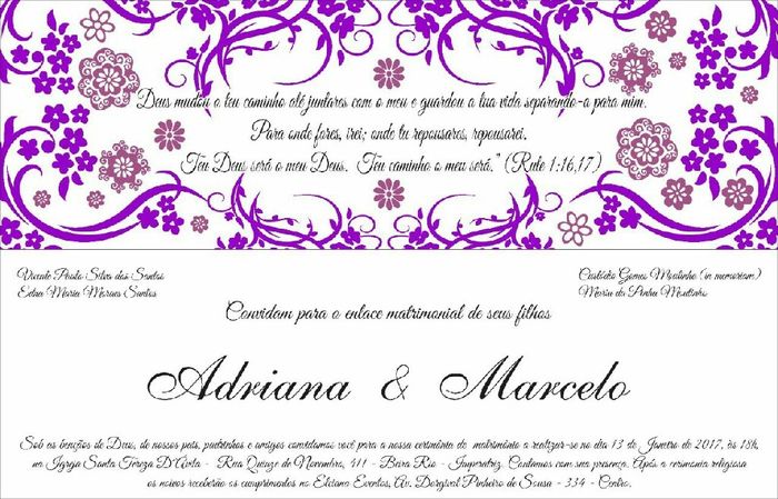 Noivinhas vejam meu convite - 2