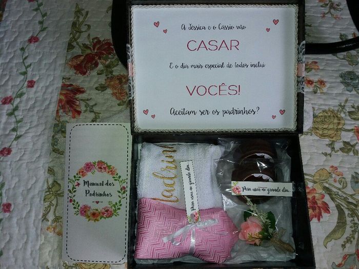 Caixa convite dos padrinhos #vemver - 5