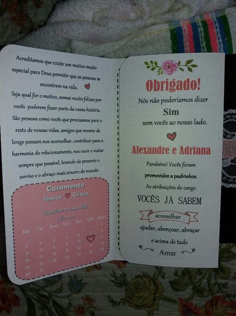 Caixa convite dos padrinhos #vemver - 7