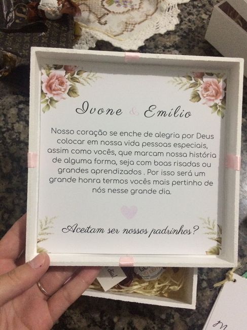 Convite dos Padrinhos e Pastor 💕 - 3