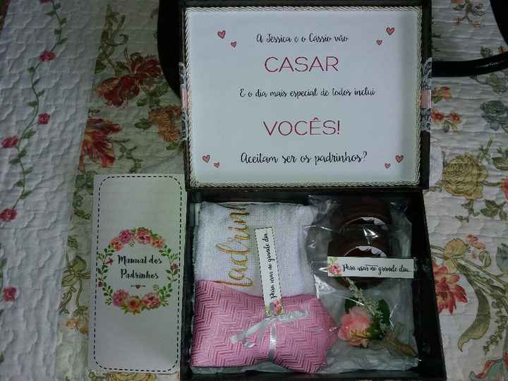Caixa convite dos padrinhos #vemver - 5