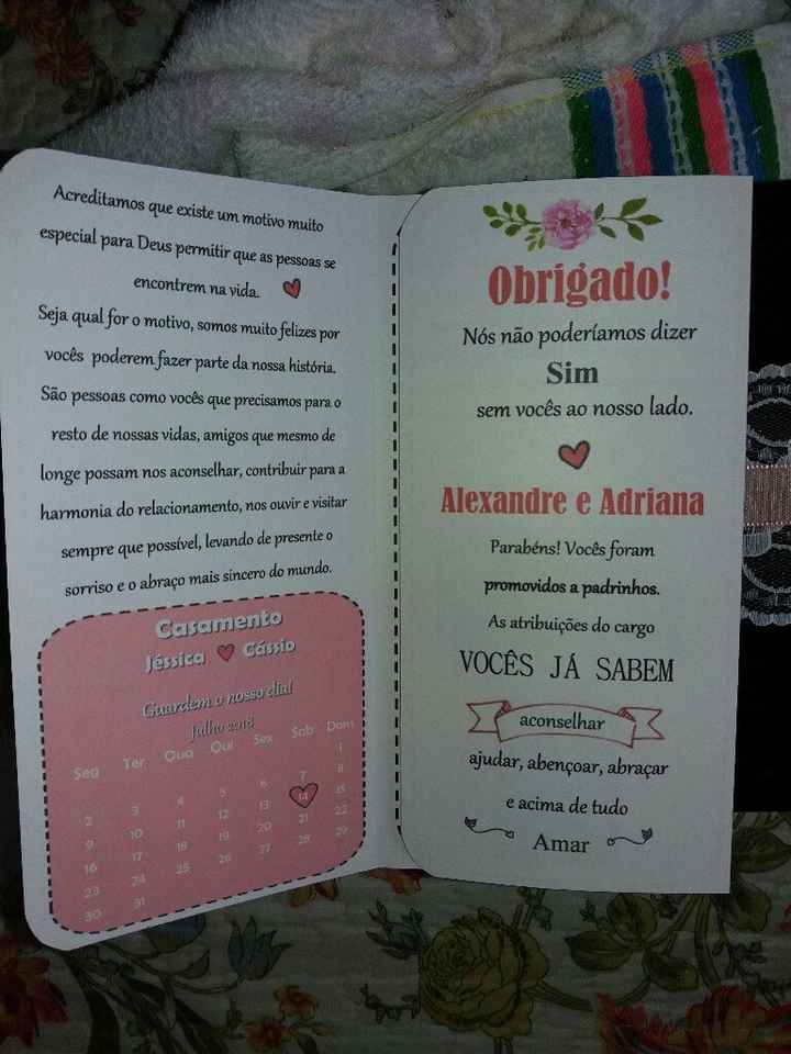 Caixa convite dos padrinhos #vemver - 7