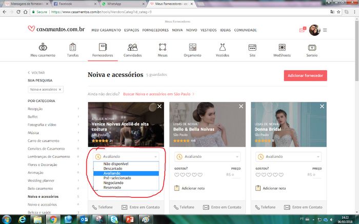 Fornecedores