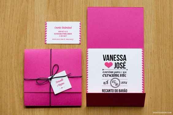 Para as noivas mais ousadas, esse rosa choque é uma linda opção!