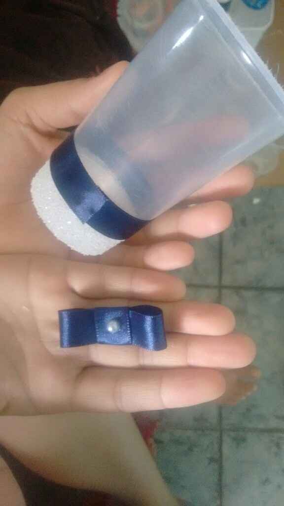  Lembrancinha com copo de requeijão / fotos - 4
