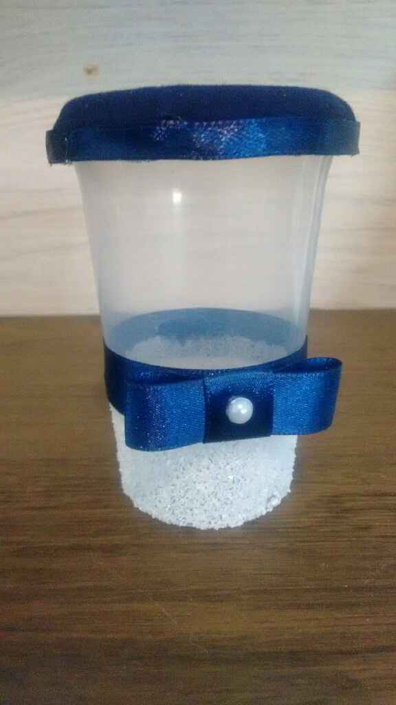  Lembrancinha com copo de requeijão / fotos - 7