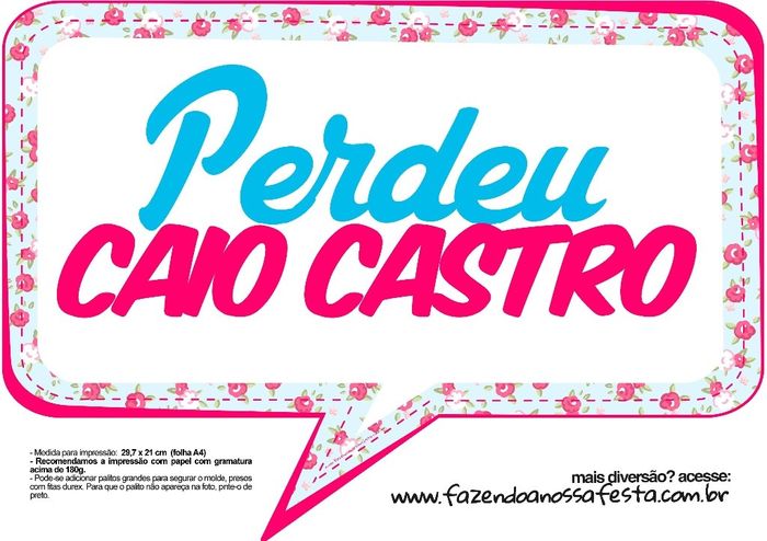 Plaquinhas coloridas