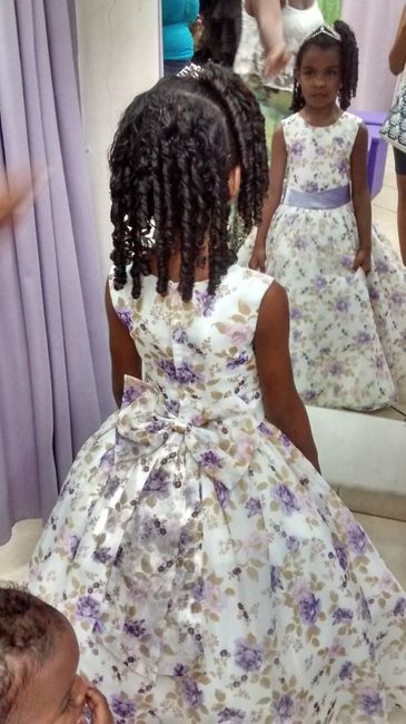 vestido parte de trás