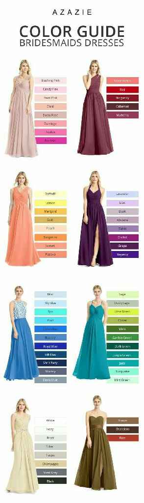 Qual cor usar ? 🤔 (vestido madrinhas) - 1