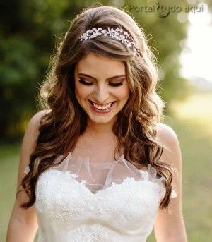 Penteado e acessório