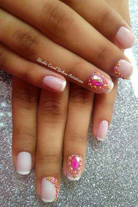  Minhas unhas de noiva para o dia C! #vem ver - 1