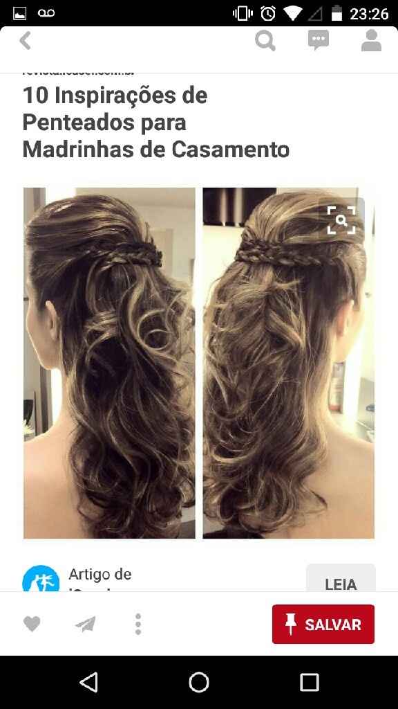 Penteado do grande dia - 1