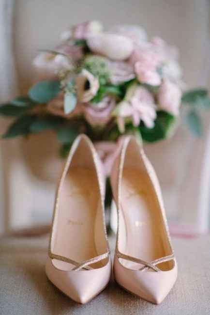 Os sapatos de noiva
