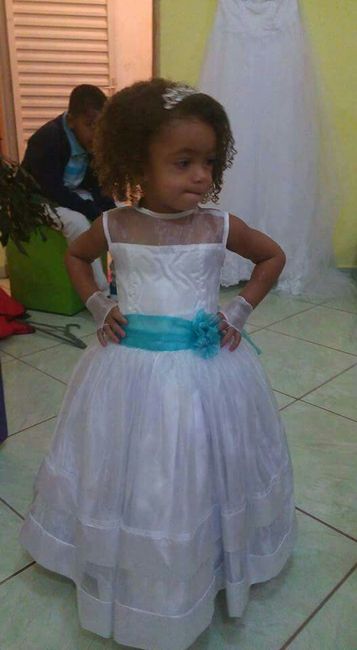 Vestido da daminha. - 6