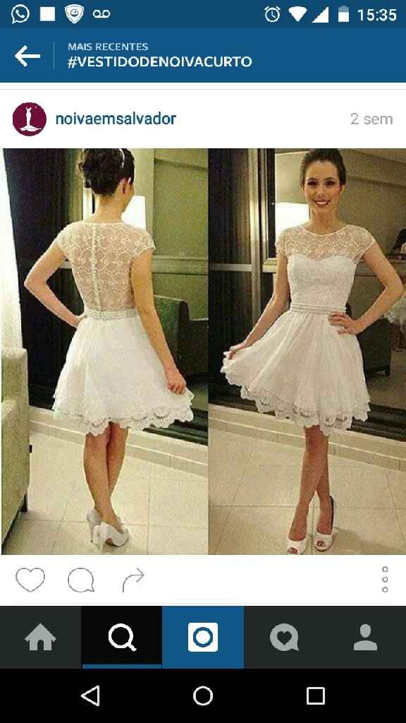 Vestido para o casamento civil - 1