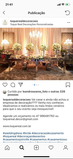 2 casamentos, 2 recepções. Qual você prefere? - 1