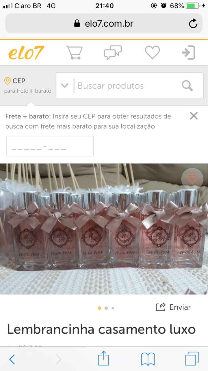 Lembrancinhas de casamento - 1