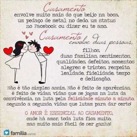 O que envolve o casamento?