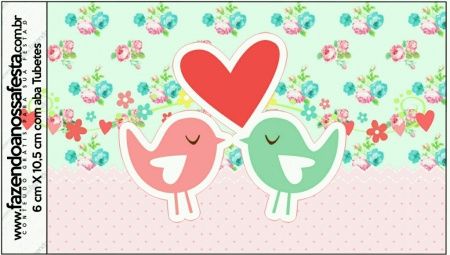 Noivado tema love birds. - 1