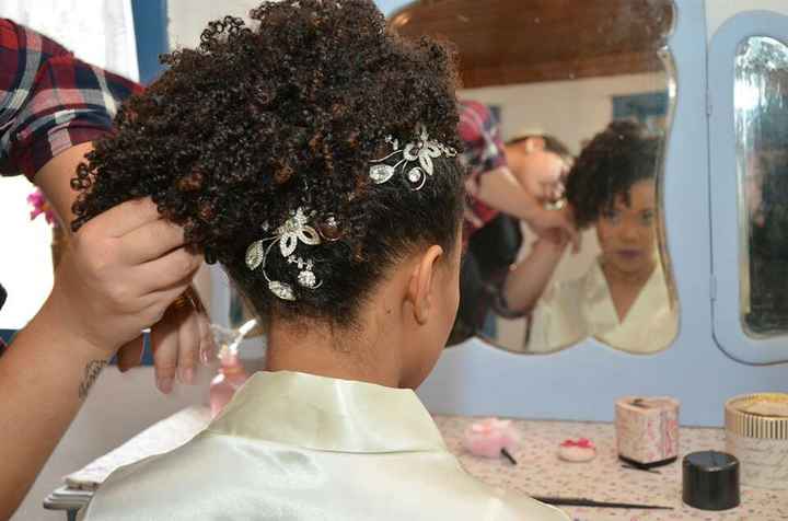 Cabelo cacheado crespo curto - 2