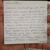 Cartinha das madrinhas