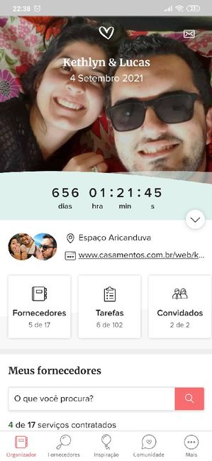 1 ano para o casamento! 2