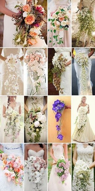 Inspirações buquê cascata 💐 9