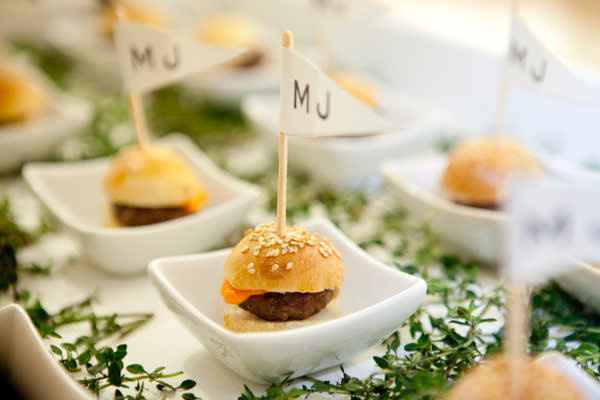 Recepção com finger Food. - 2