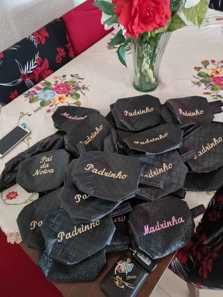 Chegaram minhas lembranças para os padrinhos para o dia C. #vemver - 2