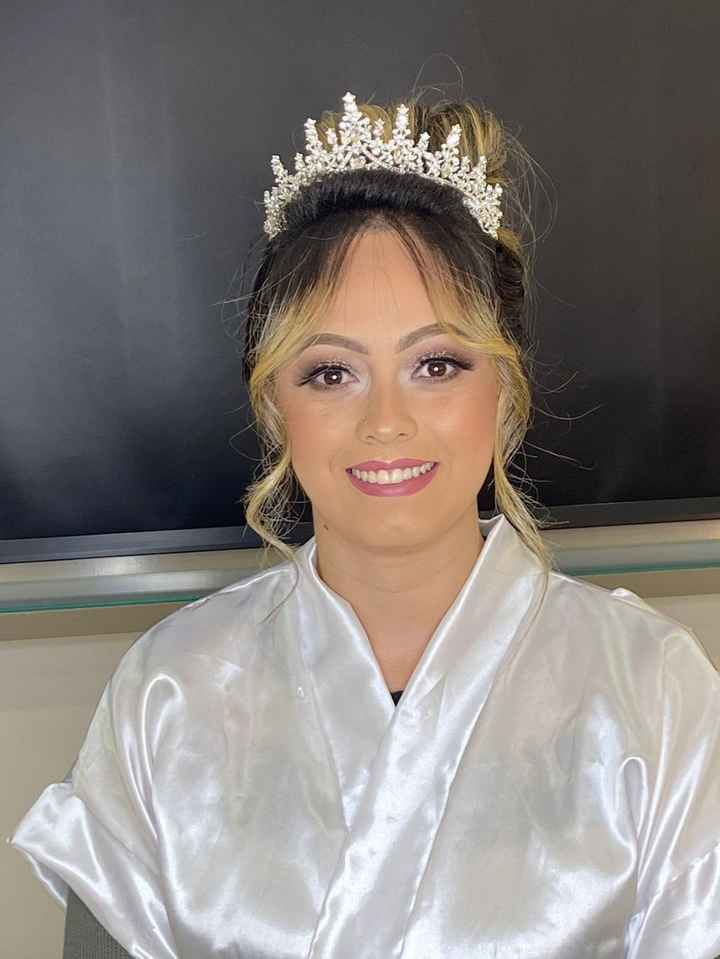 Teste de make e penteado #faltam50dias - 2