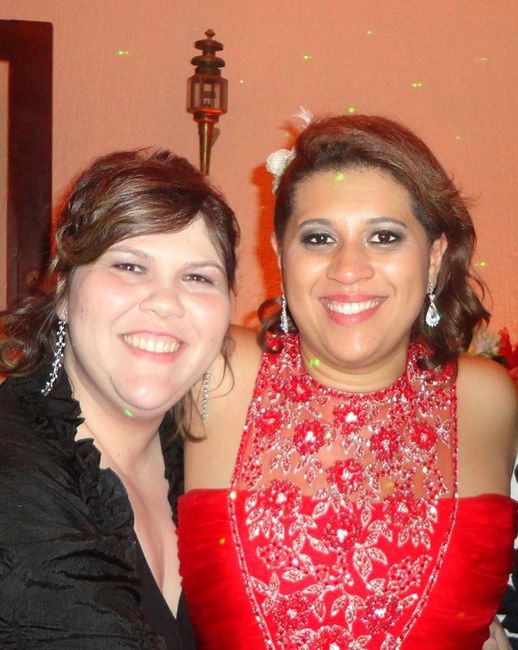 Noiva e minha madrinha de honra
