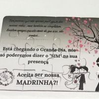 Convite de padrinhos, madrinhas, daminhas e pajem - 2