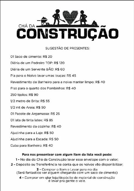 Chá Construção, o que acharam?! - 1