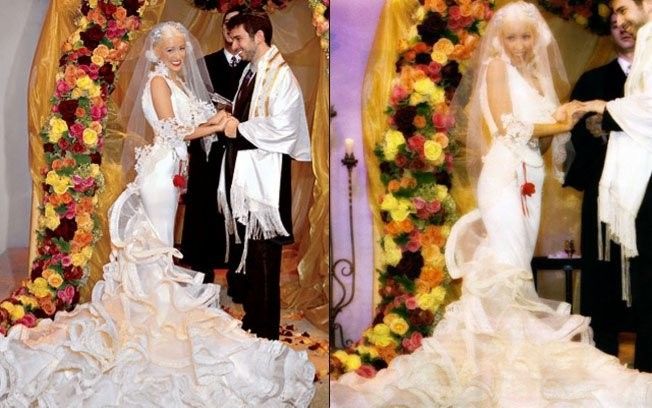 Christina Aguilera, escandalosa como sempre, seu vestido deu o que falar