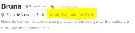 Desde dezembro de 2015