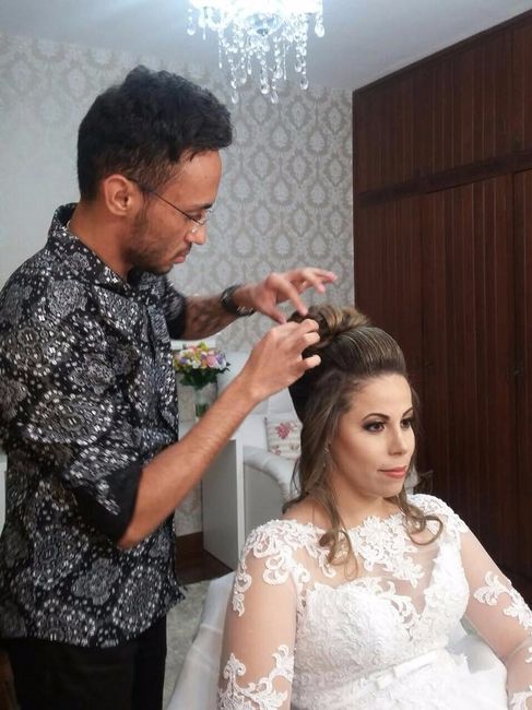 Finalizando o penteado
